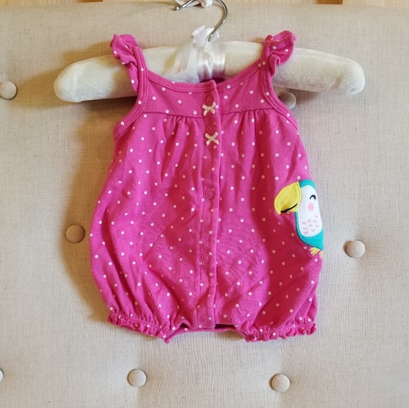 Carter's parrot romper